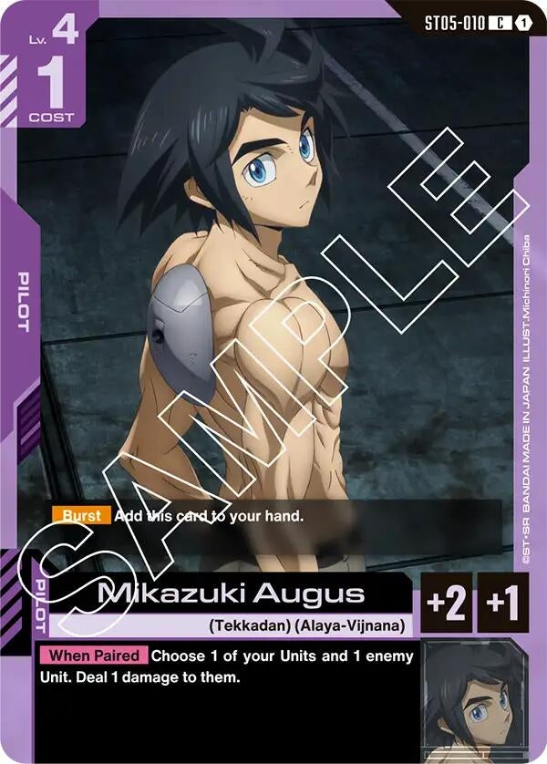 Image for Mikazuki Augus (ST05-010) (ST05) - Gundam Card Game