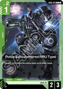 Image for Police Zaku (Armored RRU Type) (GD02-035) (GD02) - Gundam Card Game