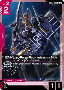 Image for GINN Long-Range Reconnaissance Type (GD02-045) (GD02) - Gundam Card Game