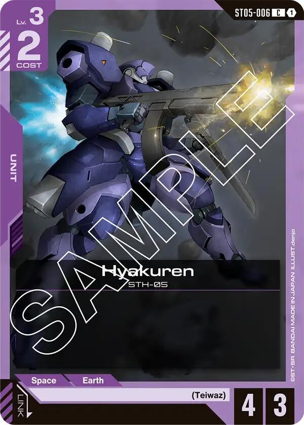 Image for Hyakuren (ST05-006) (ST05) - Gundam Card Game