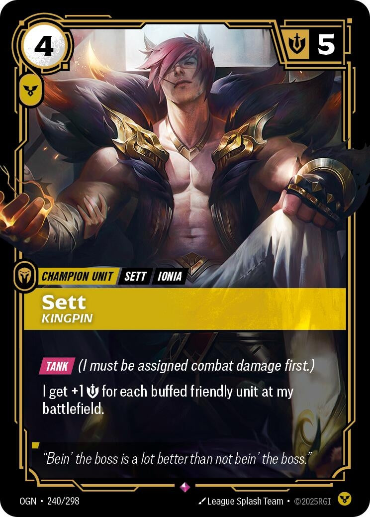 Sett - Kingpin (240/298) (OGN)
