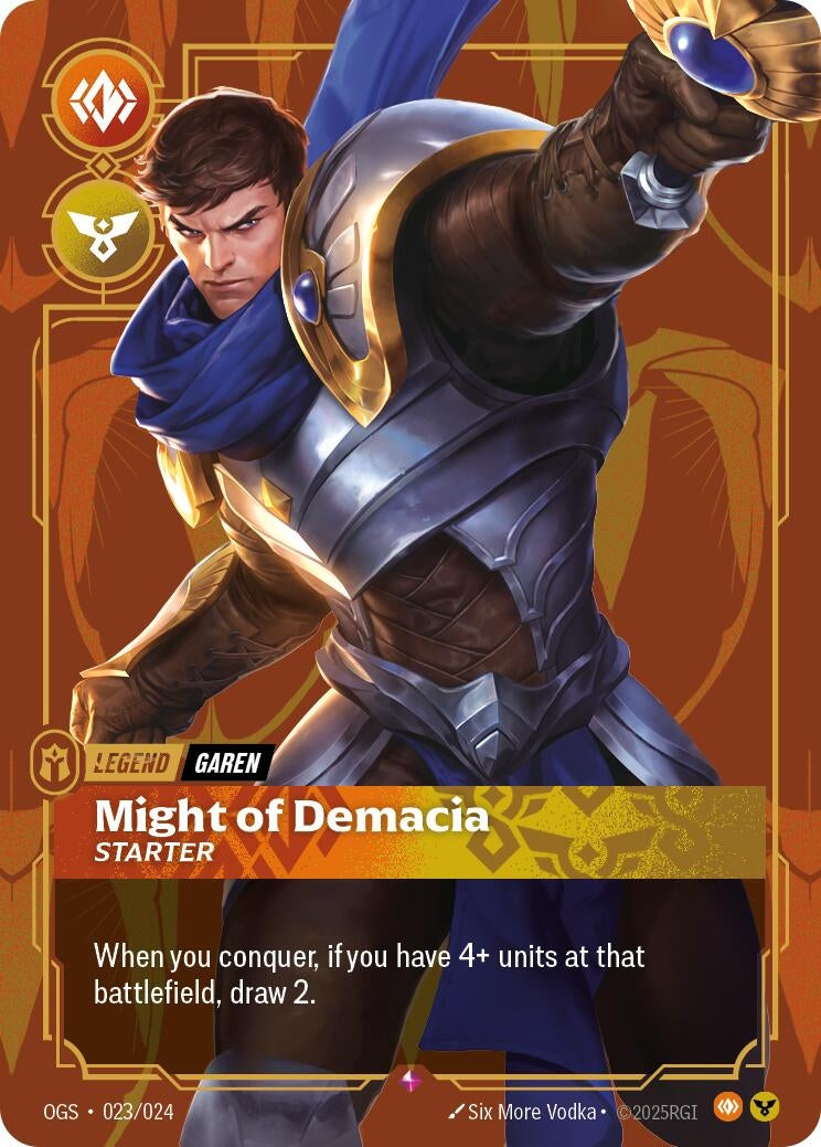 Image for Garen - Might of Demacia (Starter) (023/024) (OGS:PG) - Riftbound: League of Legends Trading Card Game