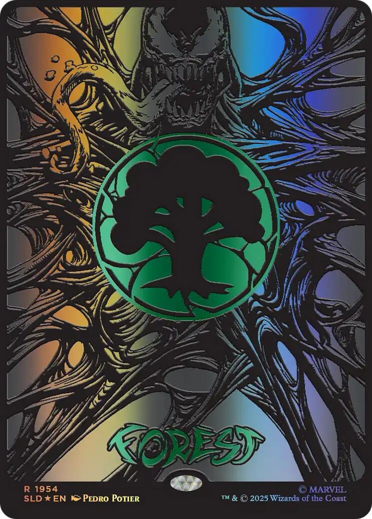 Image for Forest (1954) (Raised Foil) (1954) (SLD) - Magic: The Gathering