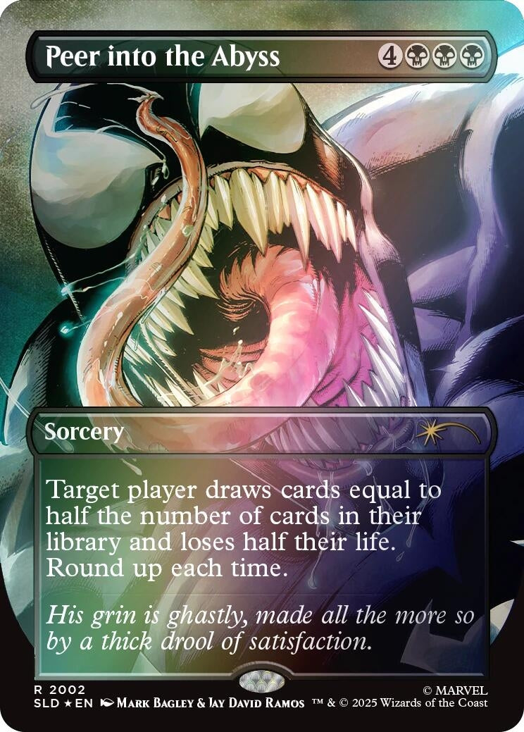 Image for Peer into the Abyss (2002) (Rainbow Foil) (2002) (SLD) - Magic: The Gathering