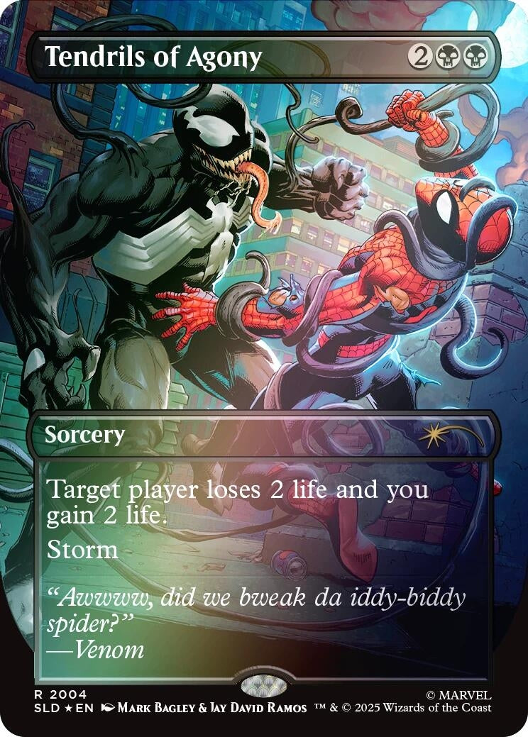 Image for Tendrils of Agony (2004) (Rainbow Foil) (2004) (SLD) - Magic: The Gathering