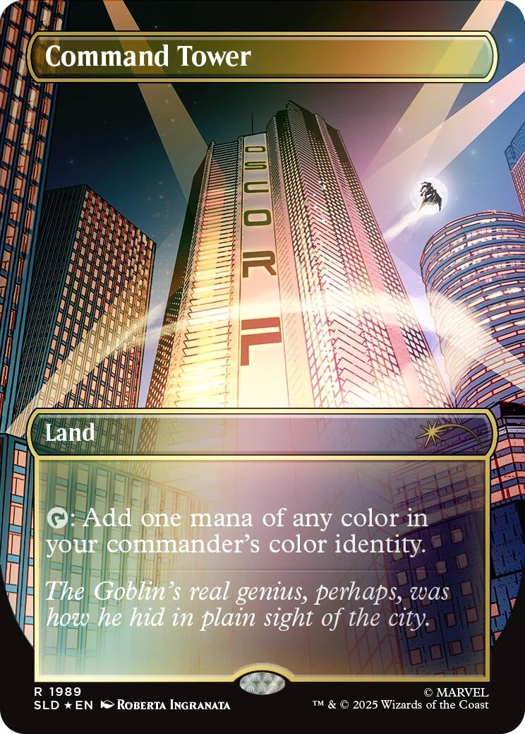 Command Tower (1989) (Rainbow Foil) (1989) (SLD)