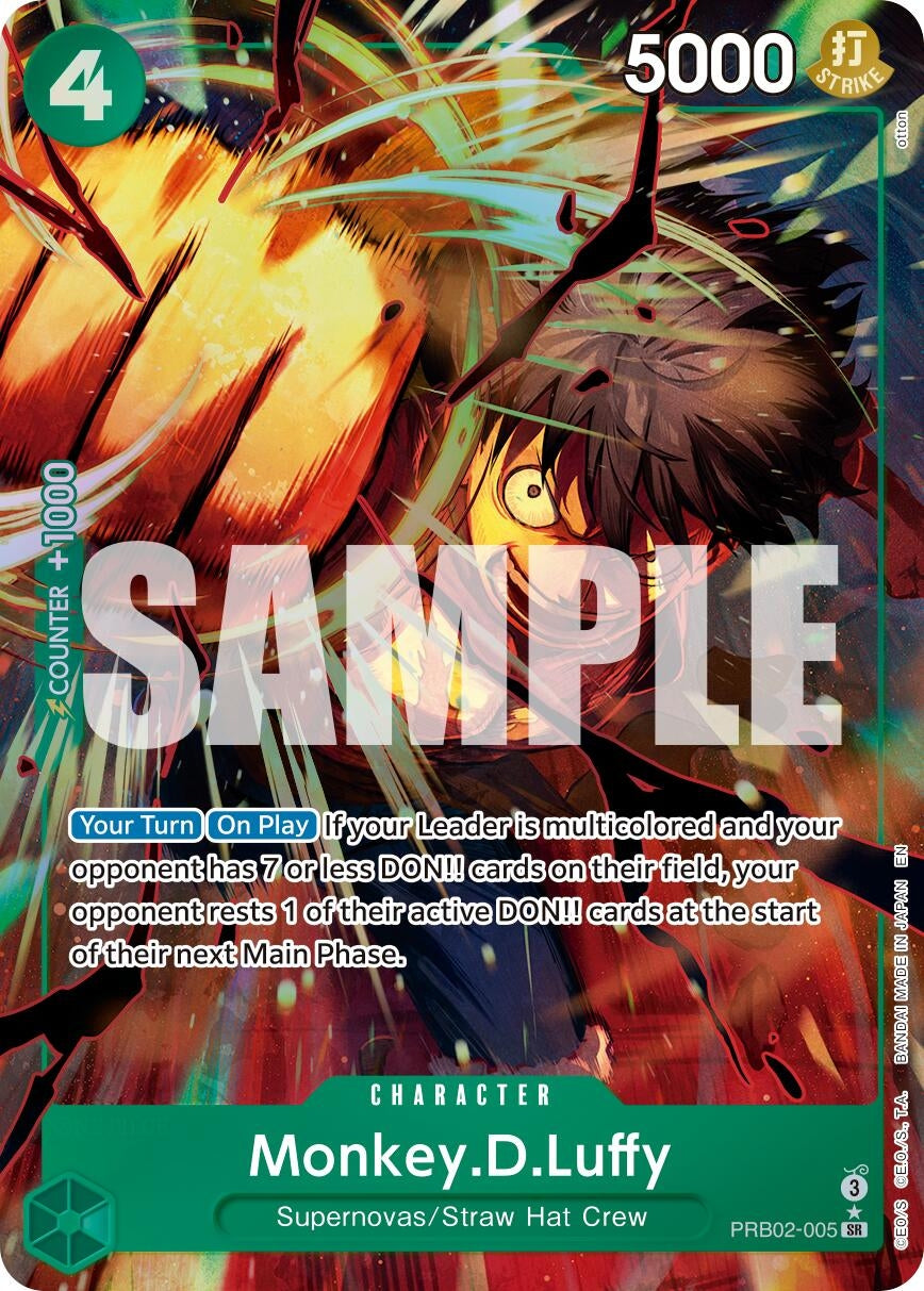 Image for Monkey.D.Luffy - PRB02-005 (Alternate Art) (PRB02-005) (PRB-02) - One Piece Card Game