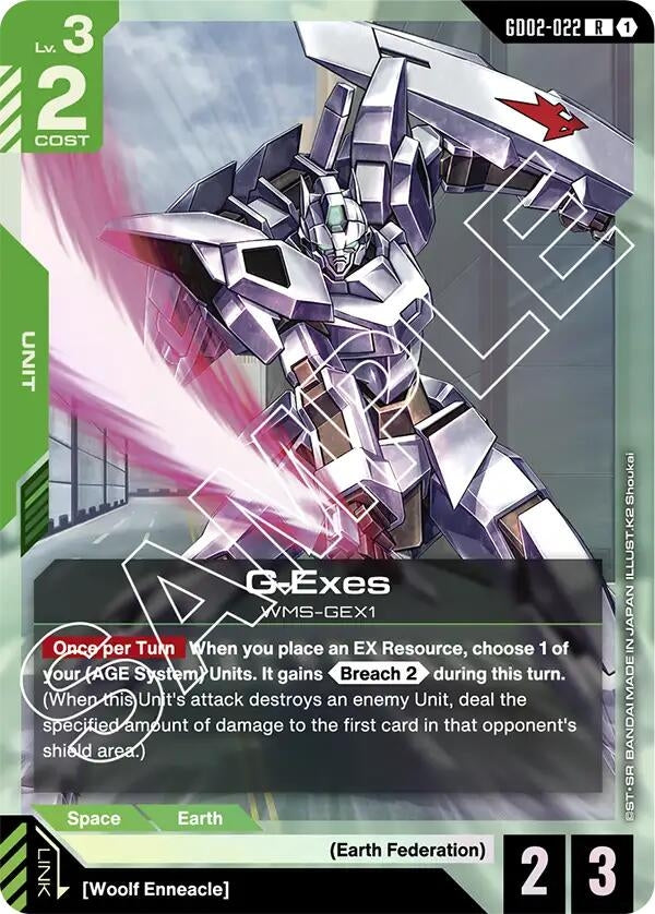Image for G-Exes (GD02-022) (GD02) - Gundam Card Game