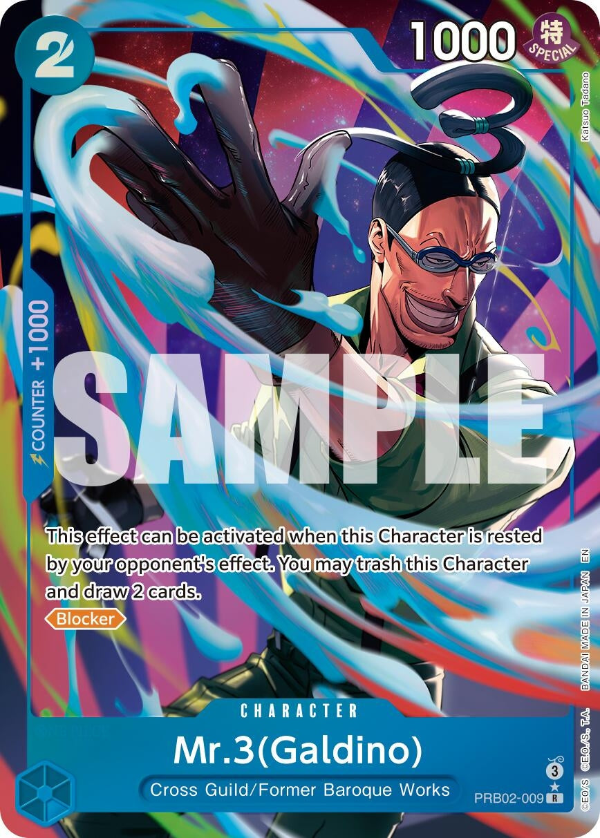 Image for Mr.3(Galdino) - PRB02-009 (Alternate Art) (PRB02-009) (PRB-02) - One Piece Card Game