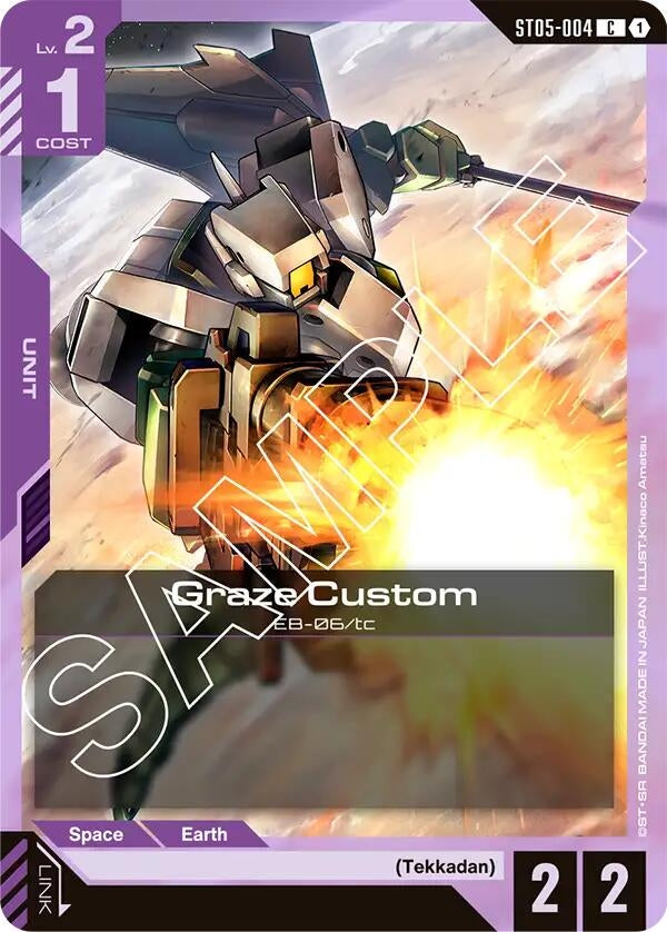Image for Graze Custom (ST05-004) (ST05) - Gundam Card Game