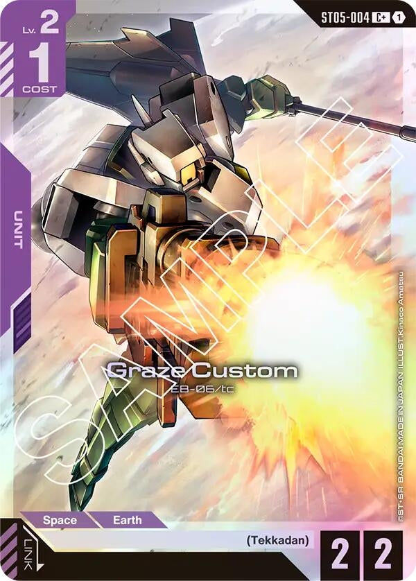 Image for Graze Custom (C+) (ST05-004) (ST05) - Gundam Card Game