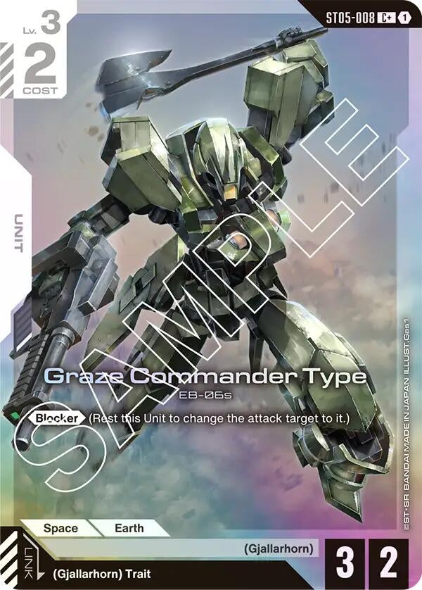 Image for Graze Commander Type (C+) (ST05-008) (ST05) - Gundam Card Game
