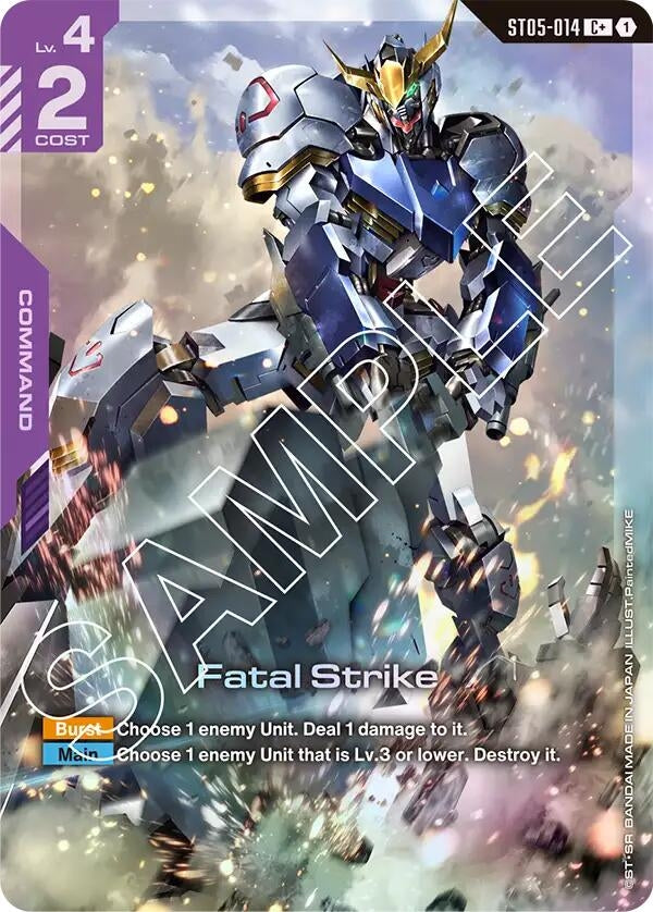 Image for Fatal Strike (C+) (ST05-014) (ST05) - Gundam Card Game
