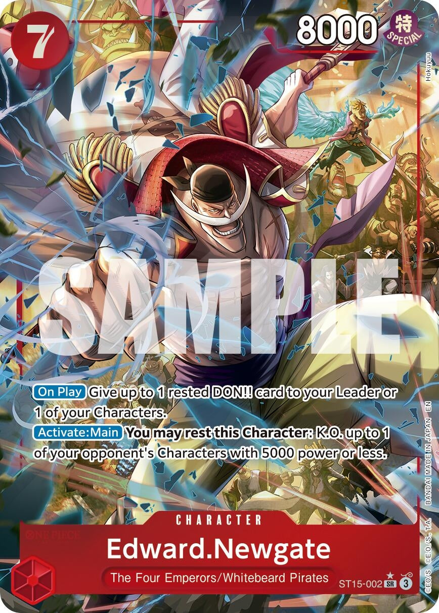 Image for Edward.Newgate - ST15-002 (Alternate Art) (ST15-002) (PRB-02) - One Piece Card Game