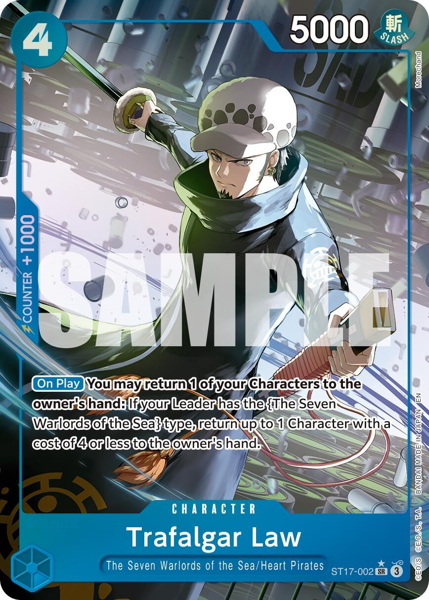 Image for Trafalgar Law - ST17-002 (Alternate Art) (ST17-002) (PRB-02) - One Piece Card Game