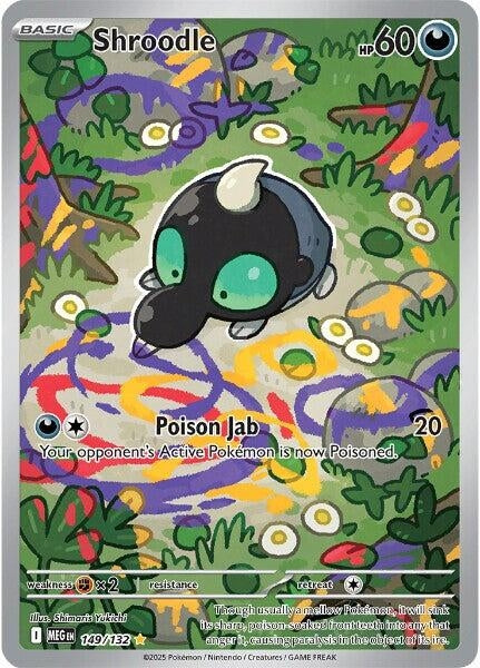 Image for Shroodle (149/132) (MEG) - Pokemon
