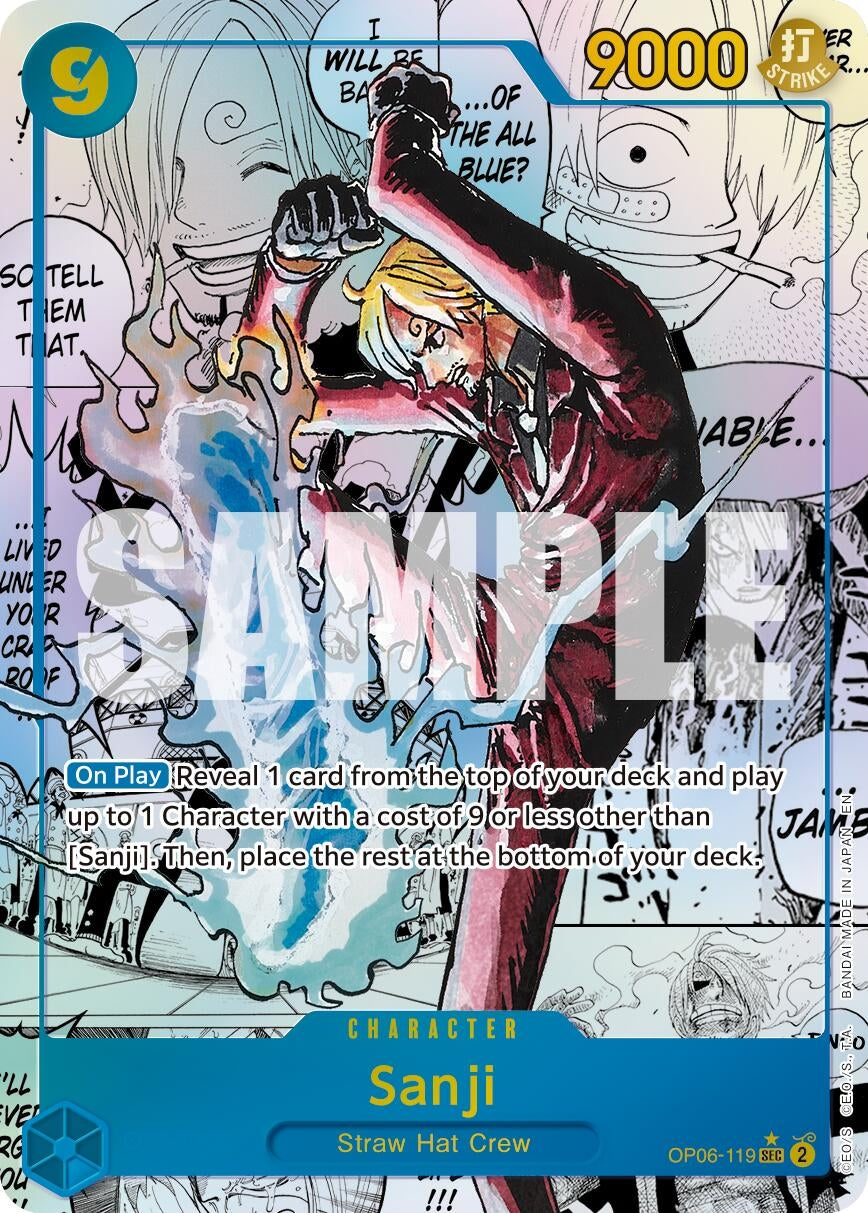 Image for Sanji - OP06-119 (Manga) (OP06-119) (PRB-02) - One Piece Card Game