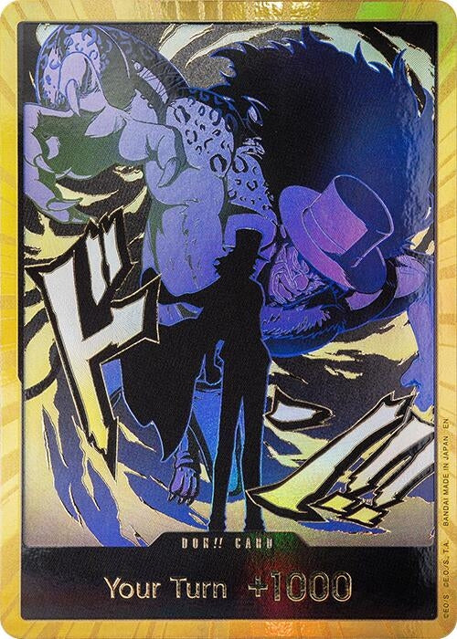 Image for DON!! Card (Rob Lucci) (Gold) (PRB-02) - One Piece Card Game