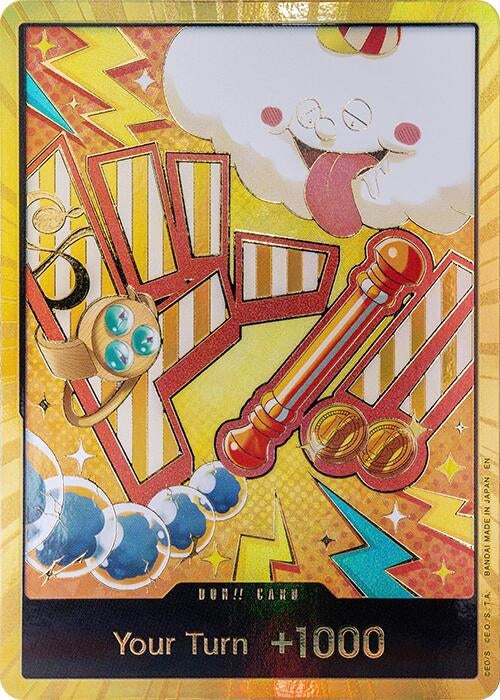 Image for DON!! Card (Nami) (Gold) (PRB-02) - One Piece Card Game