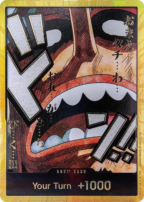 Image for DON!! Card (Usopp) (Gold) (PRB-02) - One Piece Card Game