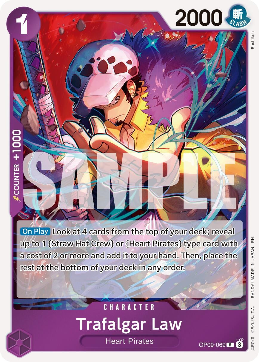 Image for Trafalgar Law - OP09-069 (Reprint) (OP09-069) (PRB-02) - One Piece Card Game