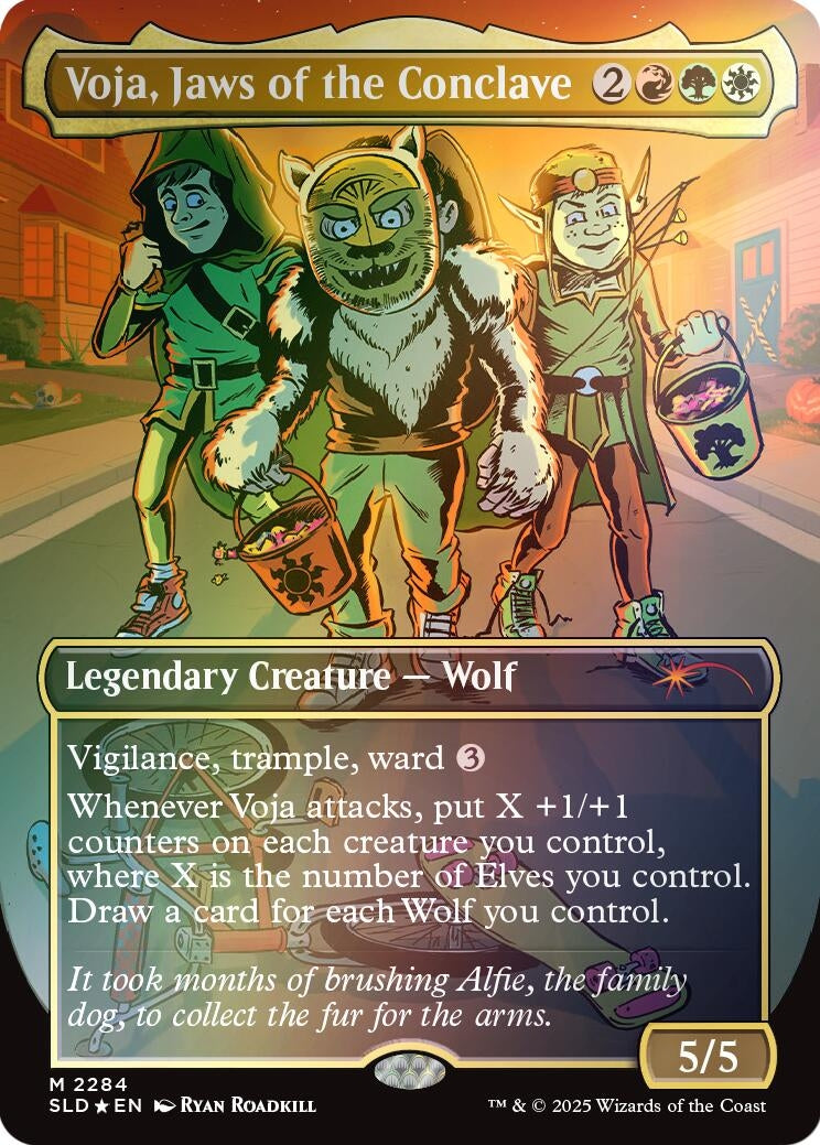 Image for Voja, Jaws of the Conclave (Rainbow Foil) (2284) (SLD) - Magic: The Gathering