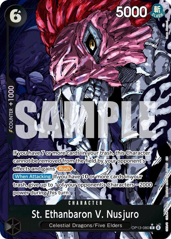 Image for St. Ethanbaron V. Nusjuro (Alternate Art) (OP13-080) (OP13) - One Piece Card Game