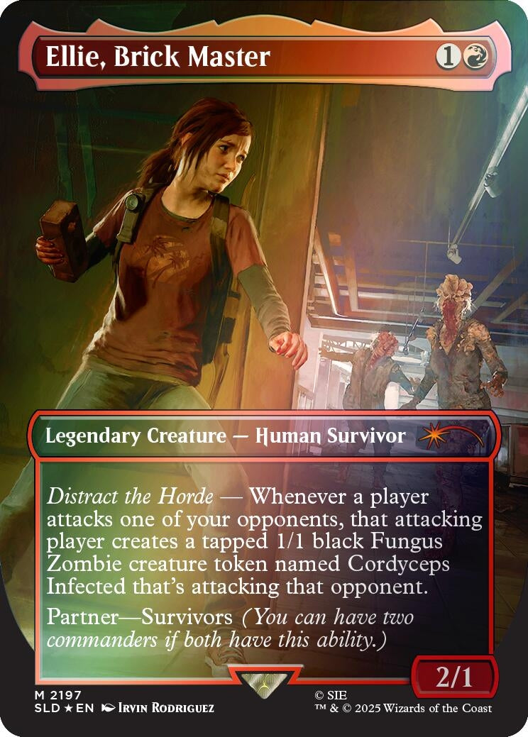 Image for Ellie, Brick Master (Rainbow Foil) (2197) (SLD) - Magic: The Gathering