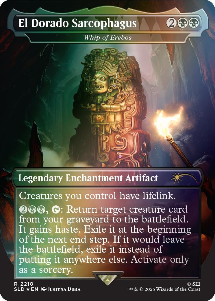 El Dorado Sarcophagus - Whip of Erebos (Rainbow Foil) (2218) (SLD)