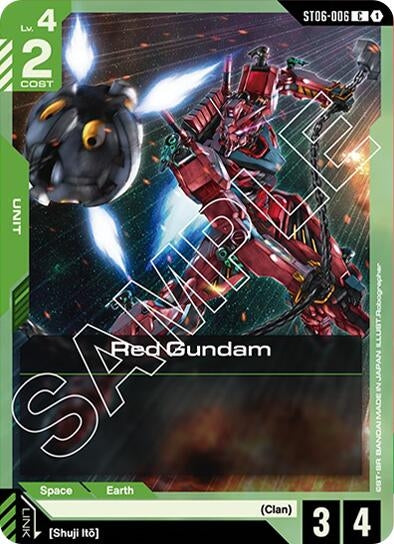 Image for Red Gundam (C) (ST06-006) (ST06) - Gundam Card Game