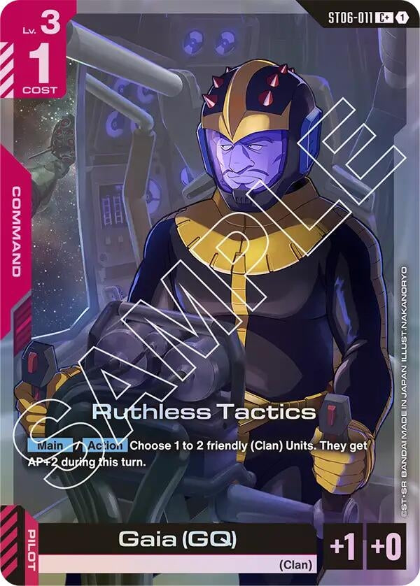 Image for Ruthless Tactics (C+) (ST06-011) (ST06) - Gundam Card Game