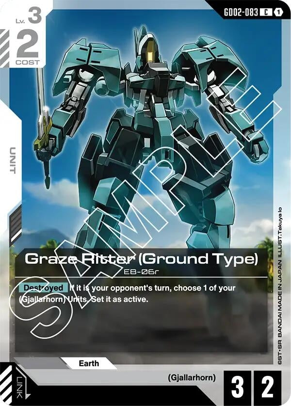 Image for Graze Ritter (Ground Type) (GD02-083) (GD02) - Gundam Card Game