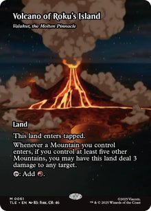 Volcano of Roku's Island - Valakut, the Molten Pinnacle (61) (TLE)