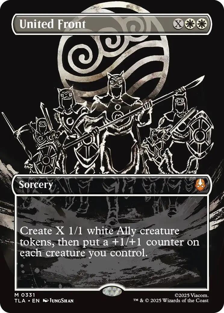 Image for United Front (Borderless) (331) (TLA) - Magic: The Gathering