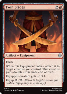 Image for Twin Blades (157) (TLA) - Magic: The Gathering