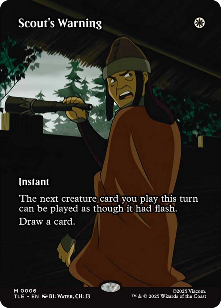 Scout's Warning (Borderless) (6) (TLE)
