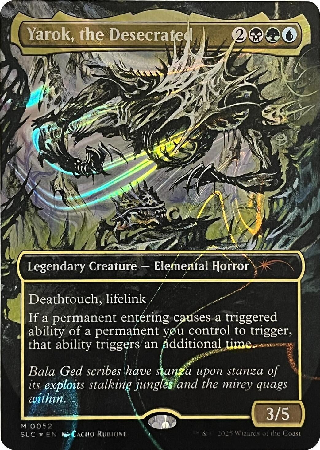 Yarok, the Desecrated (Halo Foil) (52) (SLC)