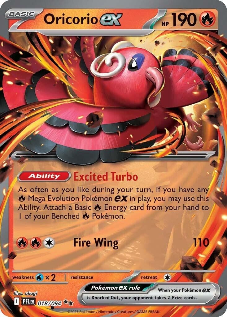 Image for Oricorio ex (018/094) (PFL) - Pokemon