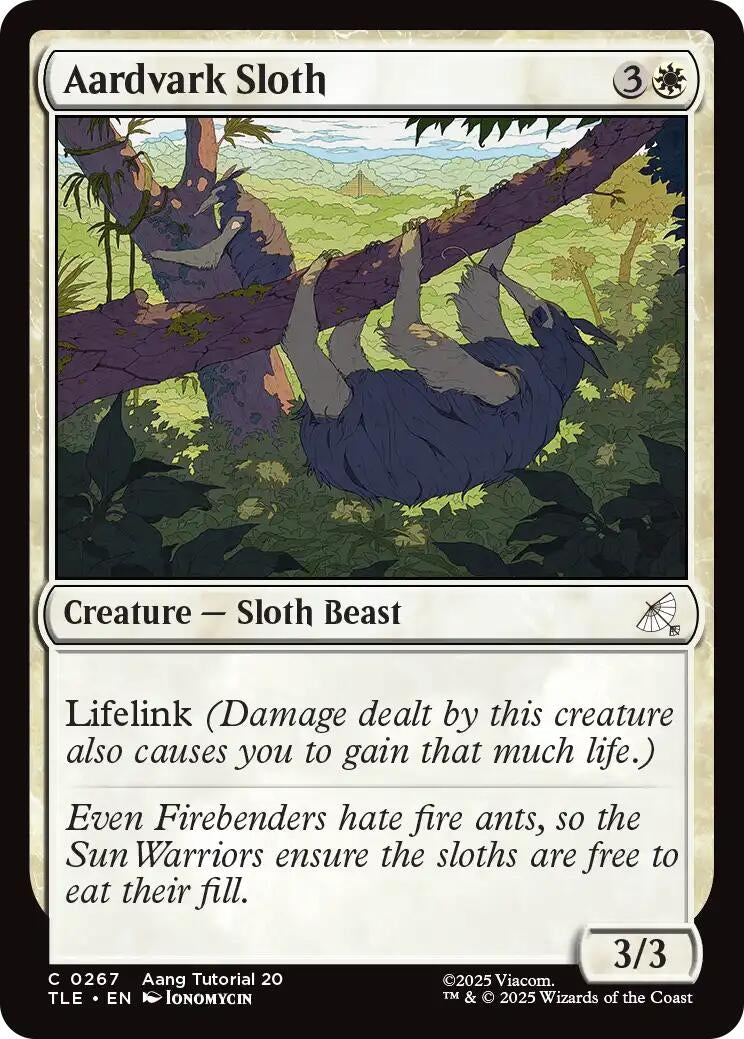 Image for Aardvark Sloth (0267) (267) (TLE) - Magic: The Gathering