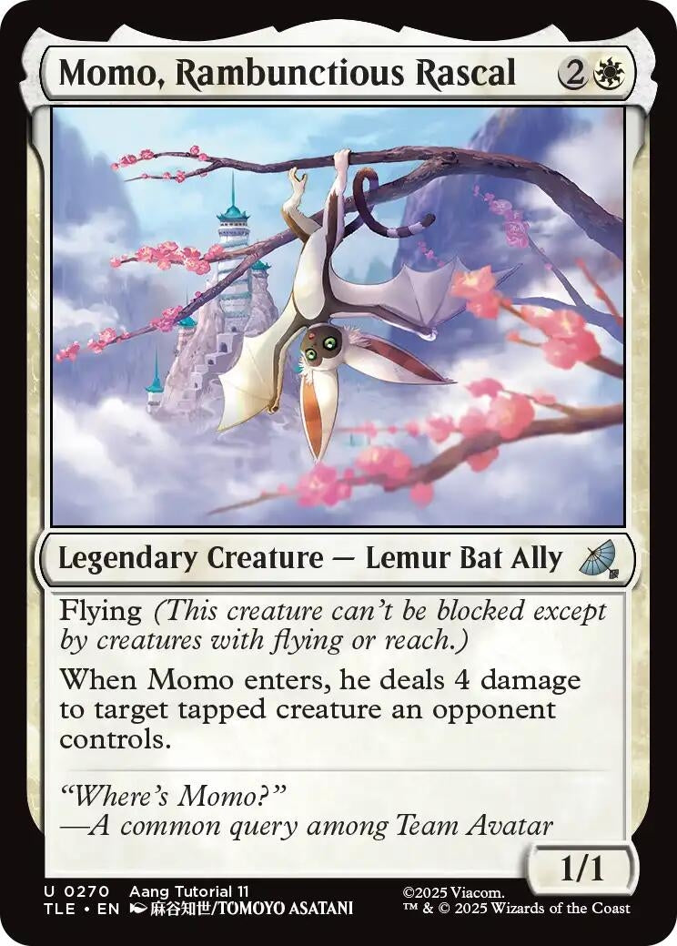 Image for Momo, Rambunctious Rascal (0270) (270) (TLE) - Magic: The Gathering