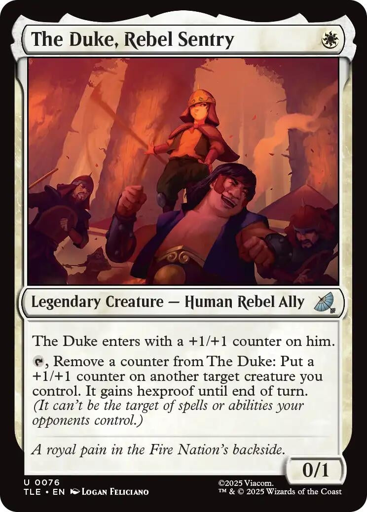 Image for The Duke, Rebel Sentry (76) (TLE) - Magic: The Gathering