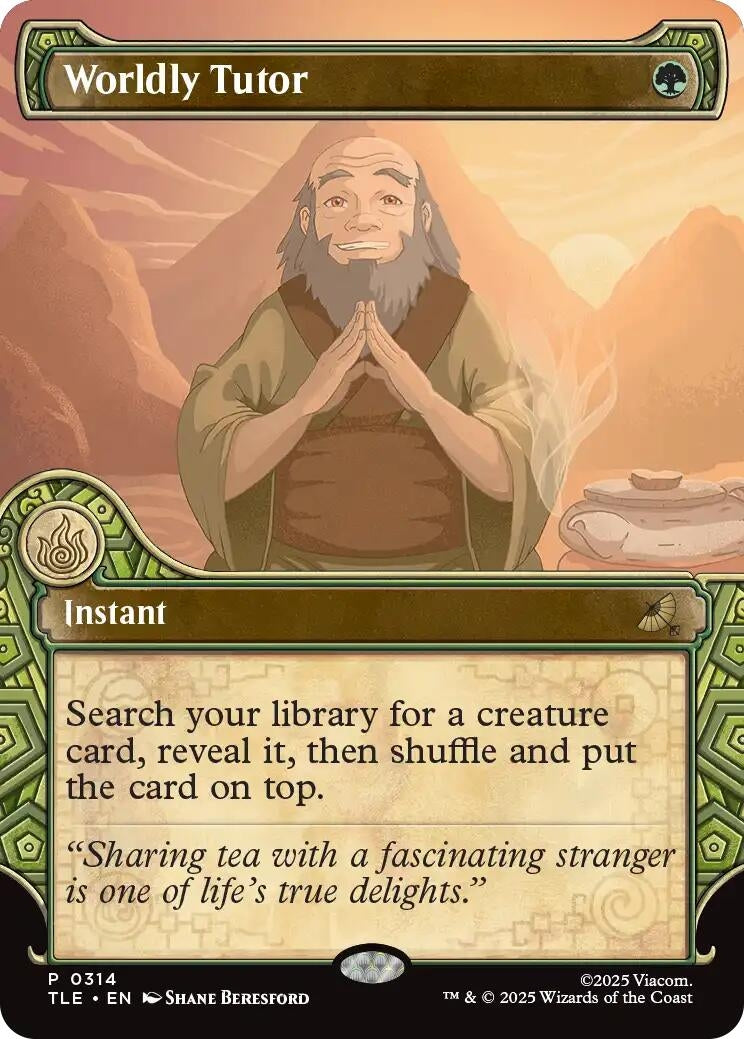 Image for Worldly Tutor (Showcase) (314) (TLE) - Magic: The Gathering