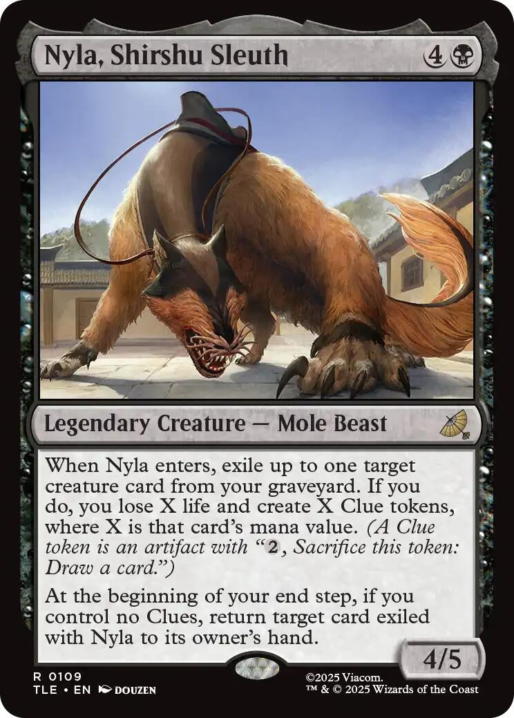 Image for Nyla, Shirshu Sleuth (109) (TLE) - Magic: The Gathering