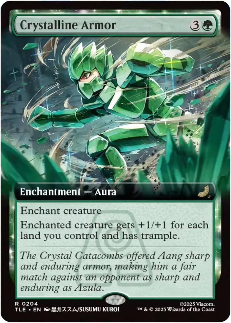 Image for Crystalline Armor (Extended Art) (204) (TLE) - Magic: The Gathering