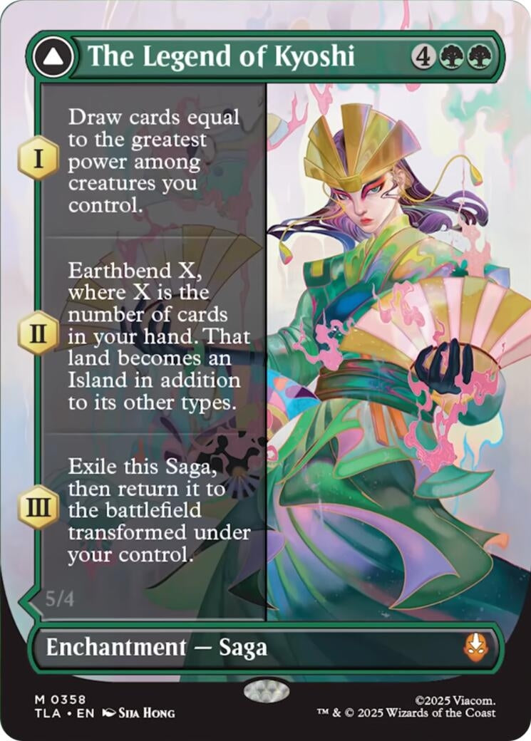 Image for The Legend of Kyoshi (Borderless) (358) (TLA) - Magic: The Gathering