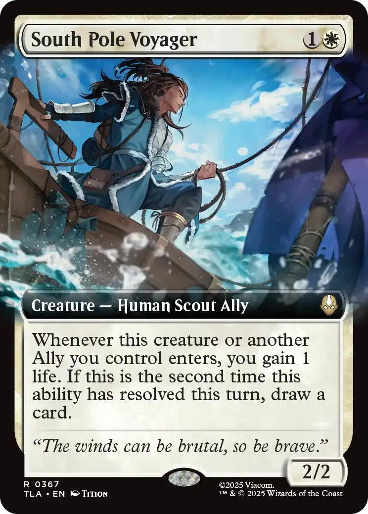Image for South Pole Voyager (Extended Art) (367) (TLA) - Magic: The Gathering