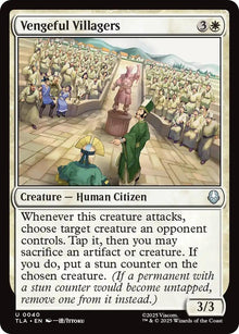 Image for Vengeful Villagers (40) (TLA) - Magic: The Gathering
