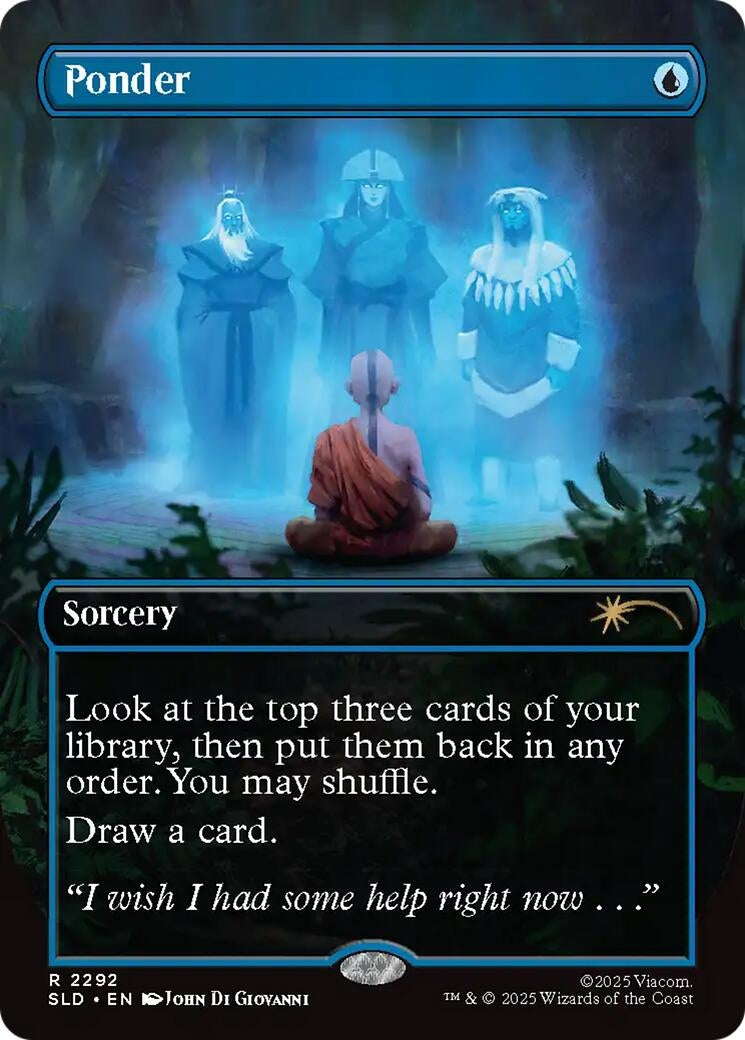 Image for Ponder (2292) (2292) (SLD) - Magic: The Gathering