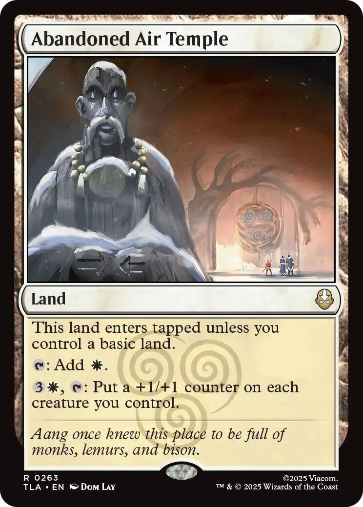 Image for Abandoned Air Temple (263) (TLA) - Magic: The Gathering