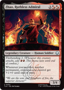 Image for Zhao, Ruthless Admiral (252) (TLA) - Magic: The Gathering